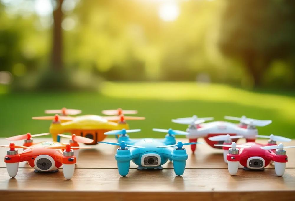 colorful drones